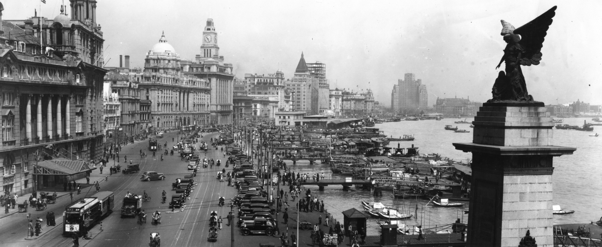 Historisches Foto des Bund nach Norden, etwa aus den 1930er Jahren